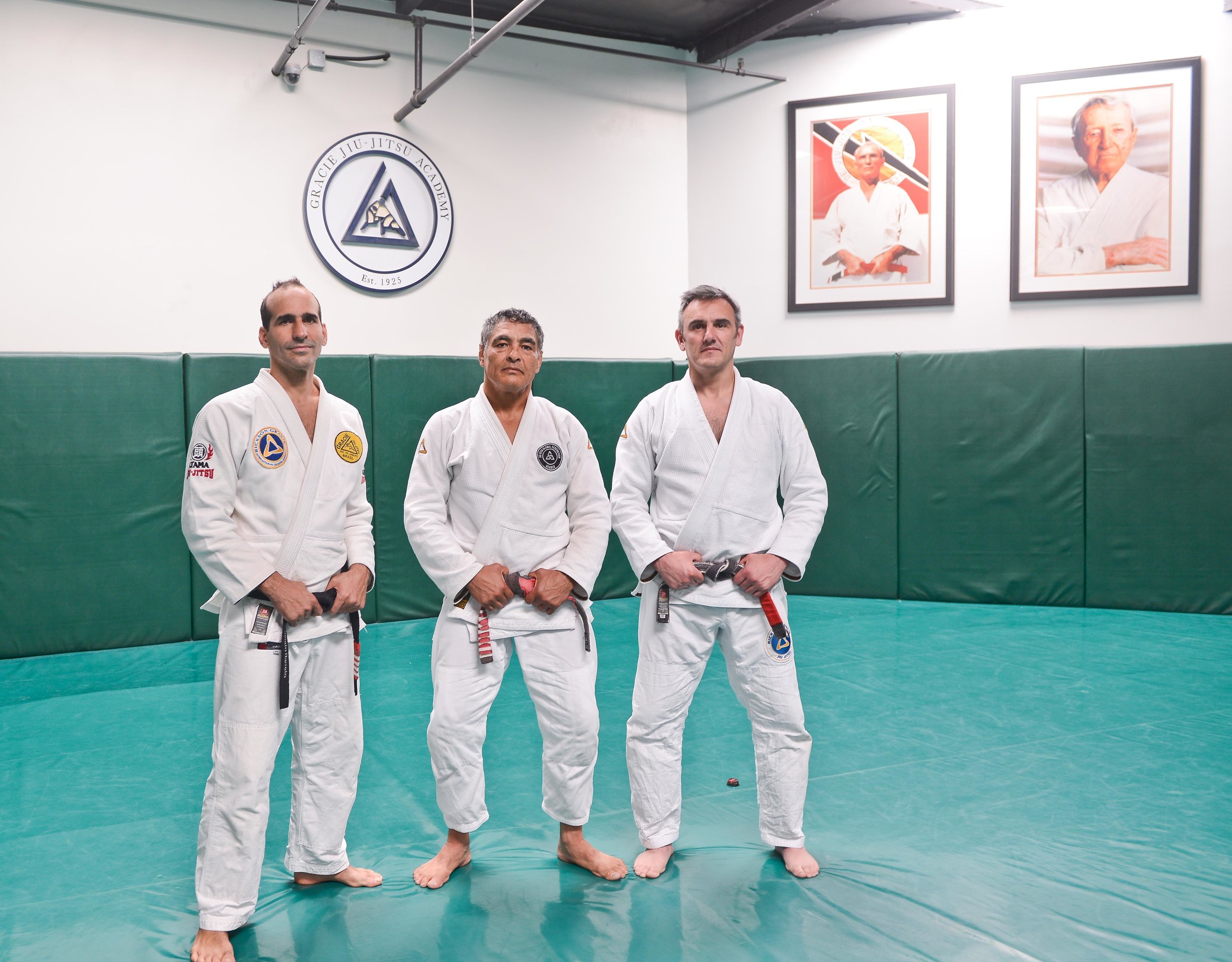 Professor Scott McVeigh with Rickson Gracie